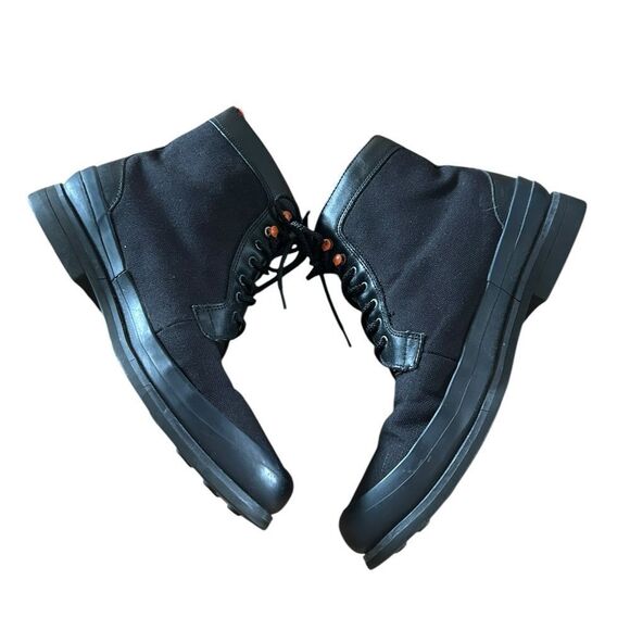 SWIMS Mens Black Non-Slip Water Resistant George Round Toe Chukka Boots 6 - Picture 4 of 8